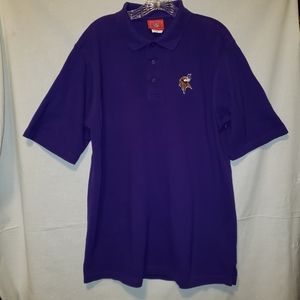 Minnesota VIKINGS Men's Polo Shirt, Sz L